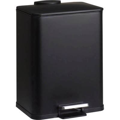 Bathroom Solutions Kovový odpadkový koš s pedálem Delta 20 l černý