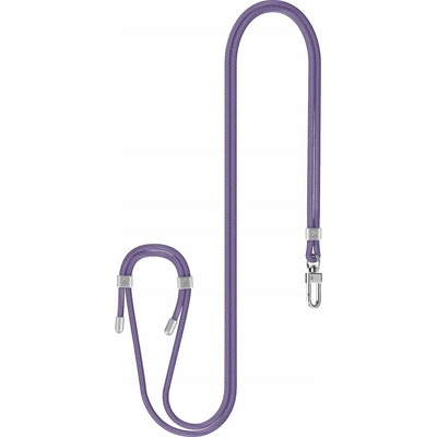 Snúrka na krk Spigen univerzálny crossbody popruh 2 1 ks, tmavofialový