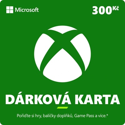 Microsoft Xbox predplatená karta 300 Kč