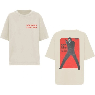 Tričko For Your Eyes Only Bond For Action Natural