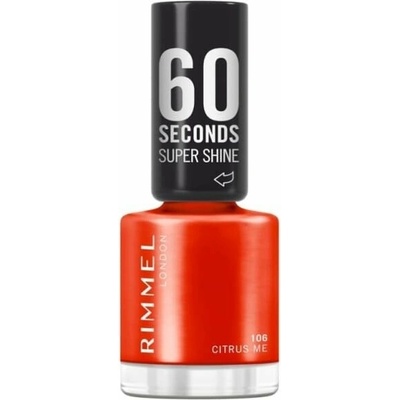 Rimmel London RIMMEL Super Shine 60 Seconds lak na nehty 106 Citrus Me 8 ml, 106 Citrus Me
