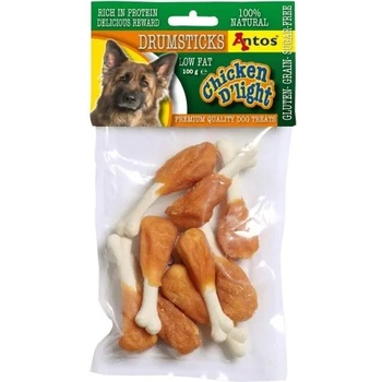 Image 1 of ANTOS Chicken D'light Drumsticks - лакомство за куче - калциеви кълчици с пилешко 100 гр - Нидерландия - 20161