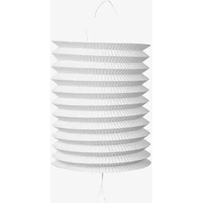 Lampion bílý skládaný 28 cm