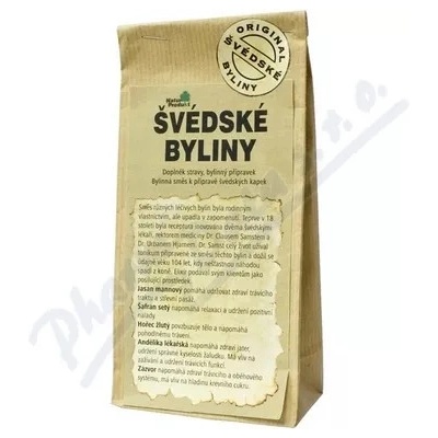 NaturProdukt Švédske byliny 30 g