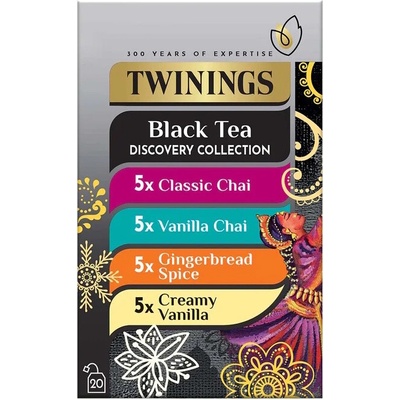 TWININGS výběrová kolekce černých čajů BLACK TEA 20 sáčků 40 g
