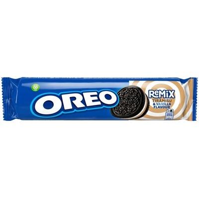 OREO Remix s příchutí vanilky a tiramisu kakaové sušenky s náplní 11 sušenek 157 g