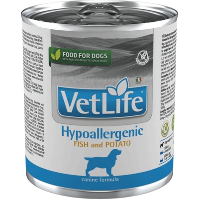 Vet Life Natural Dog Hypoaller Fish&Potato 300 g