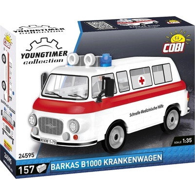 COBI 24595 Youngtimer Automobil Barkas B1000 sanitka