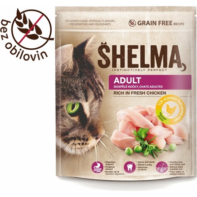 SHELMA Adult s čerstvým kuracím mäsom 0,75 kg