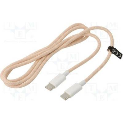 Logilink CU0344 USB 2.0 USB C vidlice z obou stran 1m růžový
