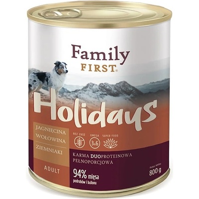 Family First Holidays Adult Lamb Beef Potato 800 g
