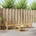vidaXL Комплект дивани за открито 5 pcs Бяло 59 x 59 x 37 см (3387203)