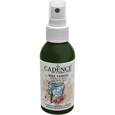 Cadence textilná farba v spreji tmavo zelená 100 ml