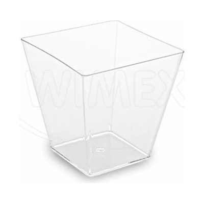 Wimex Fingerfood pohárik PS hranatý číry 50 x 50 x 45 mm 60ml