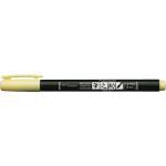 Tombow Маркер Tombow Fudenosuke мек пастел жълт (WS-BS02)
