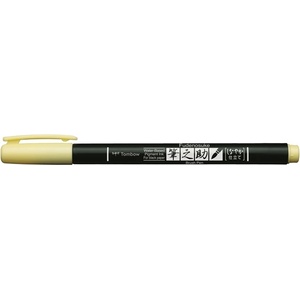 Tombow Маркер Tombow Fudenosuke мек пастел жълт (WS-BS02)