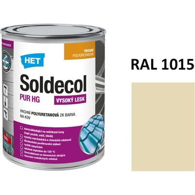 Soldecol PUR HG 0,75L RAL 1015