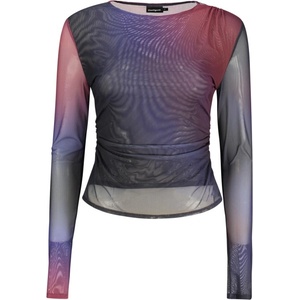 DESIGUAL Дамска блуза с дълъг ръкав desigual, Размер m, Цвят Синьо (26wwtk17_bl5150)