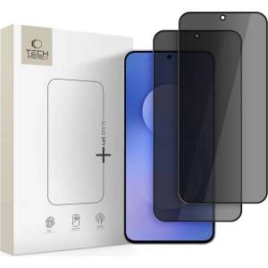 Tech-Protect Затъмняващ Протектор за Samsung A37, Tech-Protect Privacy Spy+ Glass 2бр. , Черен (5906302390939)
