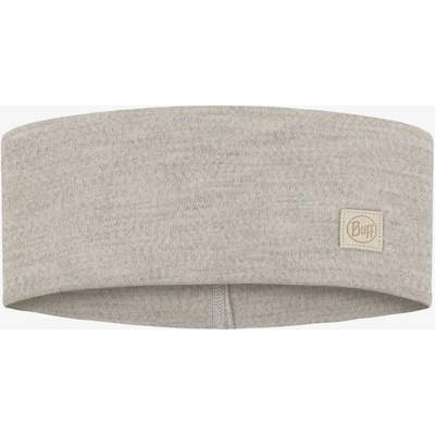Buff Merino Wide Headband světle šedá