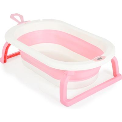 Cangaroo Сгъваема вана с дигитален термометър Terra pink (110283)