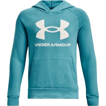 Under Armour Суитшърт с качулка Under Armour UA RIVAL FLEECE HOODIE-BLU 1357585-433 Размер YXS