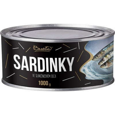 Bassta Sardinky ve slunečnicovém oleji 125 g