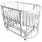 Azaria Бебешка кошара 8 в 1 Azaria - Multi, с матрак, White (524125067) - ozone