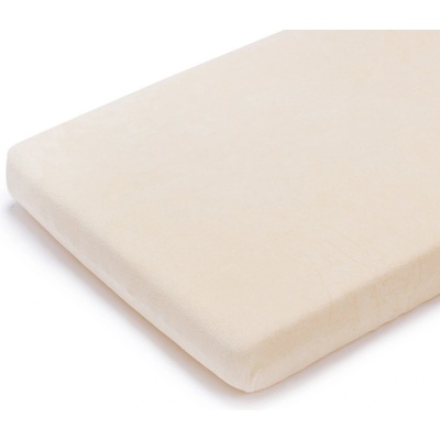 Maceshka prostěradlo froté smetanové 70x140