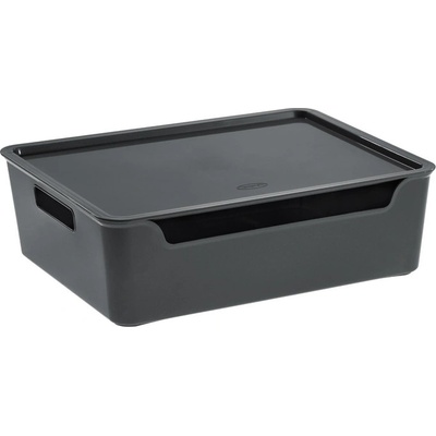 Tontarelli Úložný box Bella XXL s víkem 8034531153 9,15 l grafit