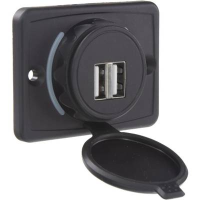 STU 34661.3 2x USB 4,8A zásuvka 12/24V, montáž na povrch