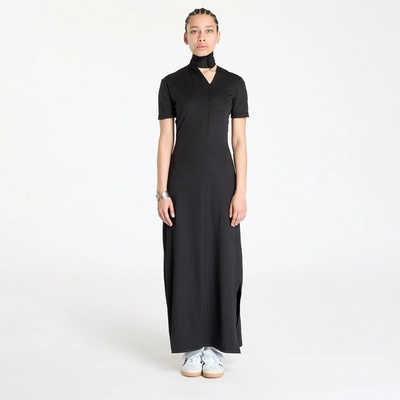 Y-3 Fitted Neck Closure Dress Black