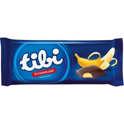 Tibi čokoláda horká banán 16x 100 g