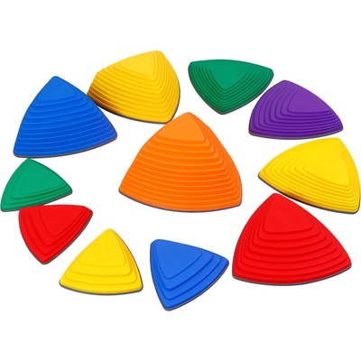 KIK KX3170 Riečne kamene - bežecký pás 11 ks farebné