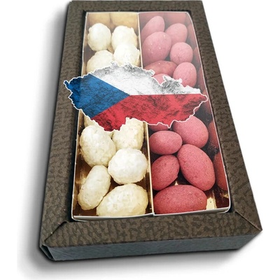 Sablio Mandle v čokoládě Česká vlajka Hrdě za Česko 2x 80 g