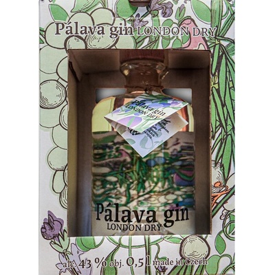 Pálava Gin London Dry 43% 0,5 l (karton)