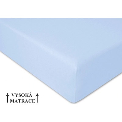 Brotex jersey prostěradlo Exclusive světle modré 100x200