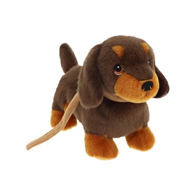 Keeleco Štěně Love na vodítku Jezevčík 23 cm