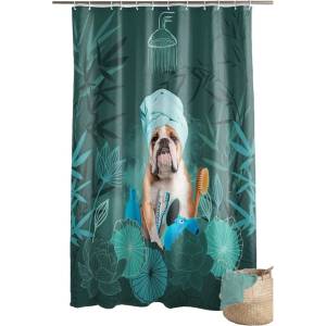 Douceur d'intérieur Завеса за душ 180x200 cm Doggy zen - douceur d'intérieur (1801327)
