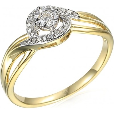Gems diamantový prsten Sirah žluté a bílé zlato 3817004 5 79