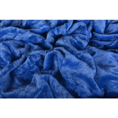 Pragati Fashion prostěradlo mikroflanel modré 90x200