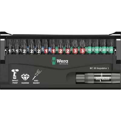 Wera Bit-Check 30 Impaktor 30 ks