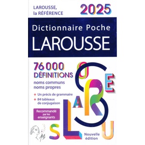 Dictionnaire Larousse Poche 2025 (ISBN: 9782036047983)