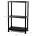 Smart storage СТЕЛАЖ PVC SMART STORAGE 96x60x30 3 РАФТА 20кг НА РАФТ ЧЕРЕН (1806030320PLBK)