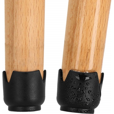 Silikonové návleky na nábytek s filcem 1721 mm, sada 16ks, černé SPRINGOS HA7256