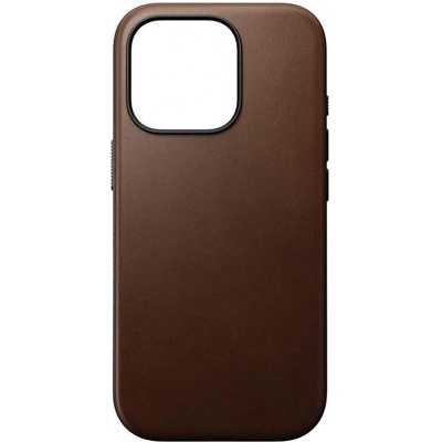 Nomad Гръб Nomad Modern Leather case за iPhone 16 Pro - Кафяв (856500016962)