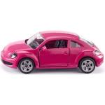 SIKU Метална количка Siku - Vw The Beetle Pink, със стикери на цветя (1488)