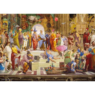Schmidt Spiele - Puzzle Binz: The School of Athens 2024 - 1 000 piese