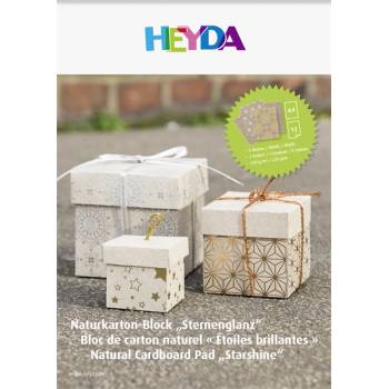 HEYDA Star A4 12 листа естествен картон 2047129 (2047129)