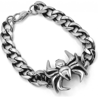 Steel Jewelry náramek z chirurgické oceli pavouk NR230933